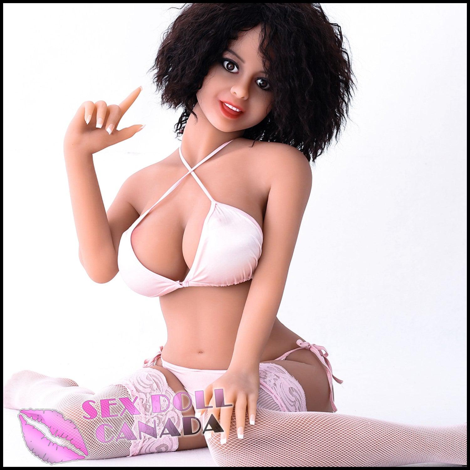HR Doll Realistic Sex Doll Black Ebony African Black Hair Fit Athletic
