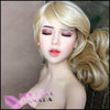 WM Realistic Sex Doll Sleeping  Closed Eyes Fit  Athletic Blonde Hair