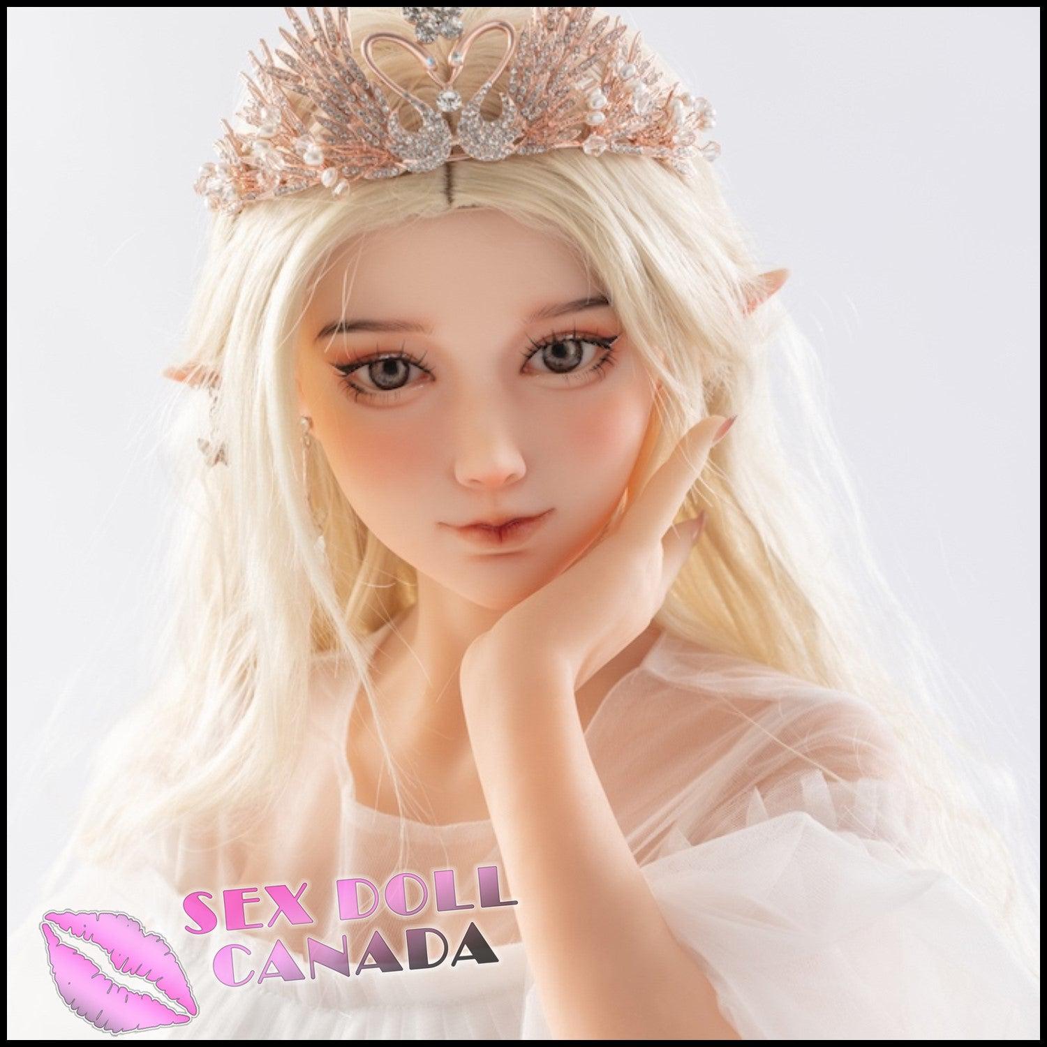 Sanhui Dolls Realistic Sex Doll Blonde Hair Small Waist Elf Fantasy Cosplay