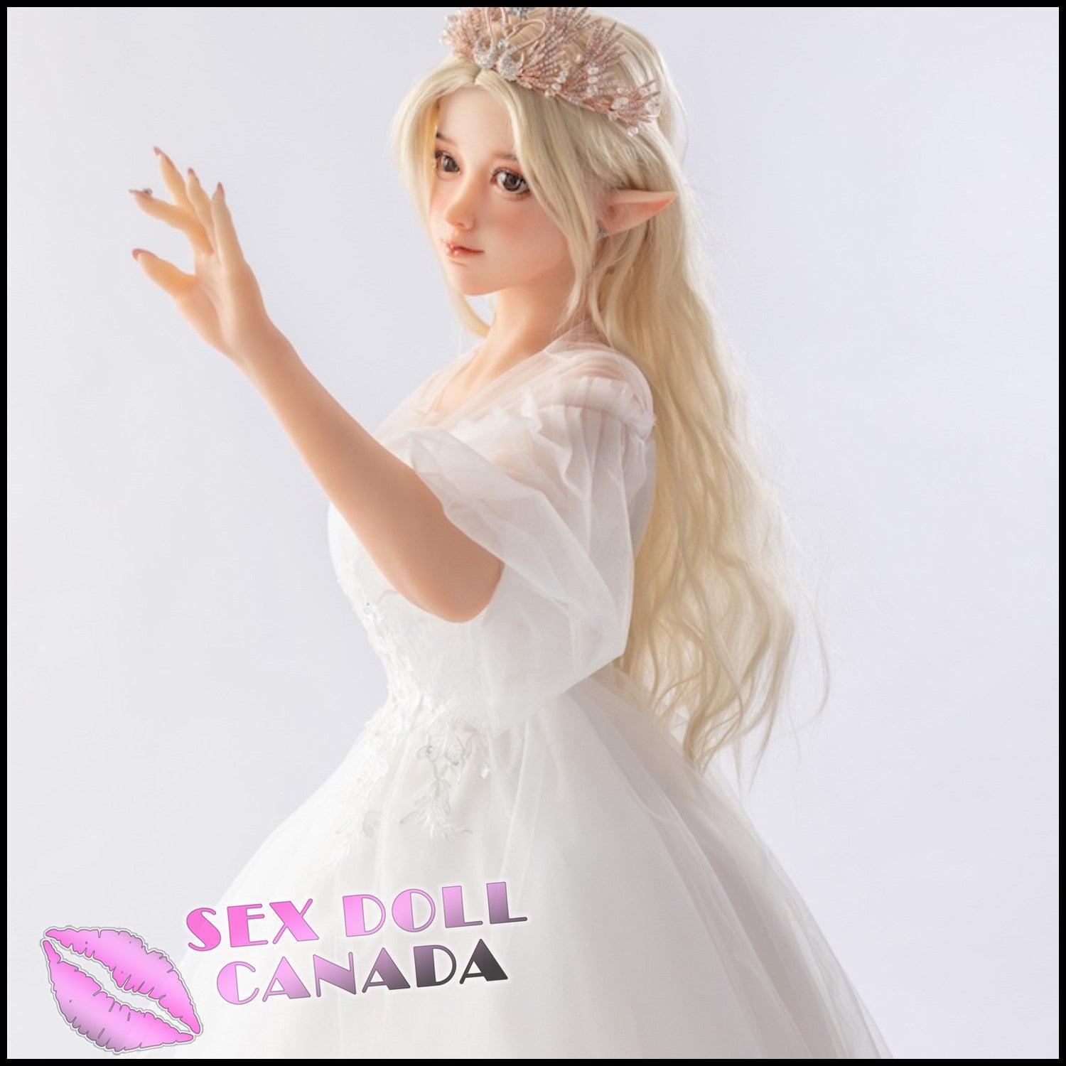 Sanhui Dolls Realistic Sex Doll Elf Fantasy Cosplay Blonde Hair Small Waist