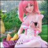 Tayu Realistic Sex Doll Short Petite Pink Purple Hair Small Waist