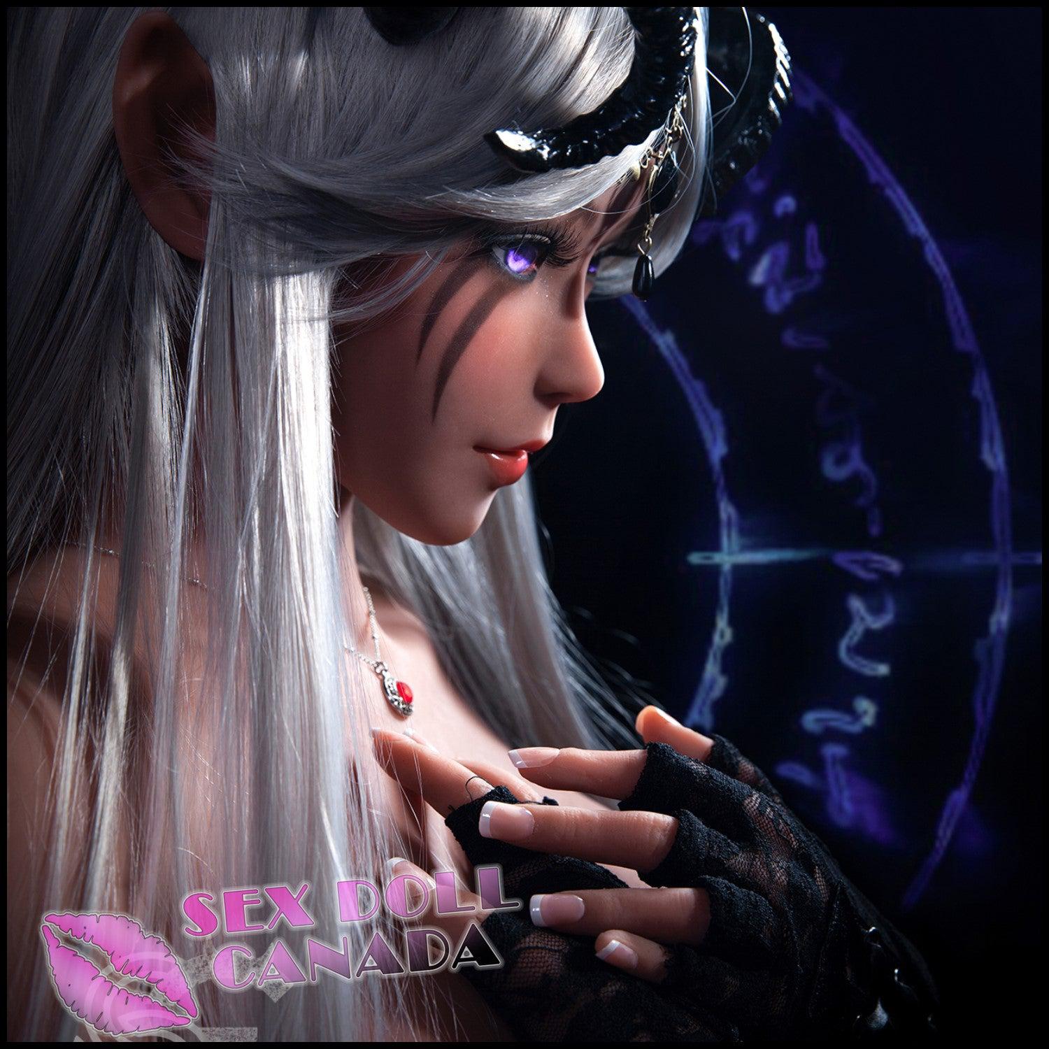 SE DOLL Realistic Sex Doll Western American Gray Silver White Hair Big Tits Breasts