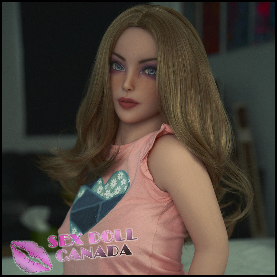 SE DOLL Realistic Sex Doll Small Waist Blonde Hair Short Petite