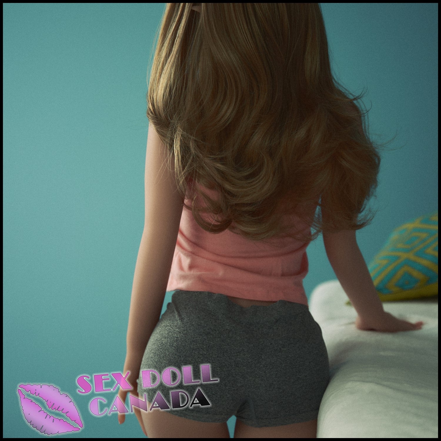 SE DOLL Realistic Sex Doll Small Waist Big Tits Breasts Blonde Hair