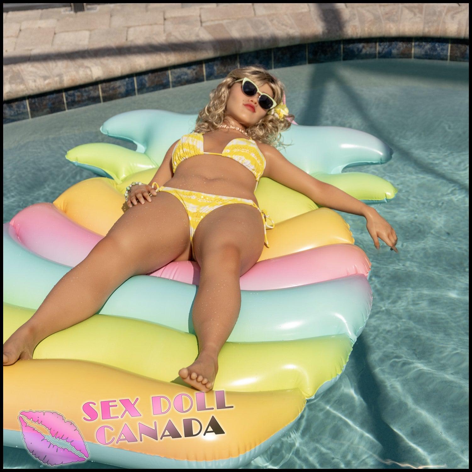 SM Realistic Sex Doll Blonde Hair Western American Big Tits Breasts