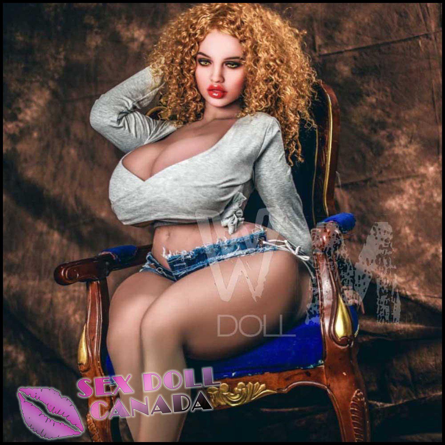 WM Realistic Sex Doll Blonde Hair Thick Thighs Big Thick Thighs