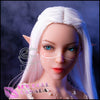 SE DOLL Realistic Sex Doll Elf Fantasy Cosplay Small Waist Gray Silver White Hair