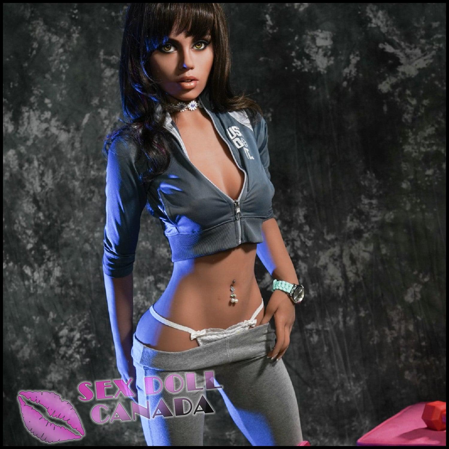 YL Realistic Sex Doll Brunette Hair Curvy Full Body Big Tits Breasts