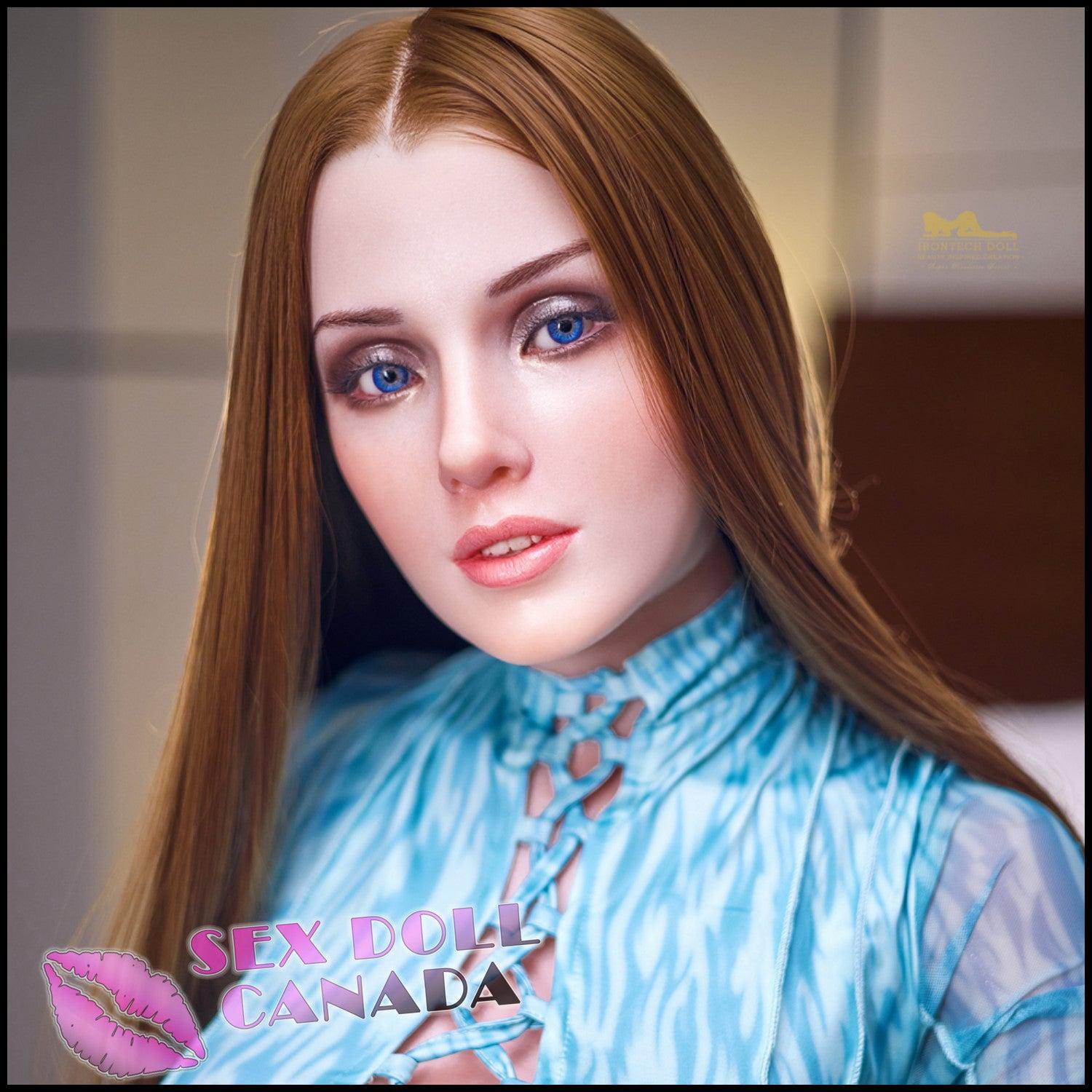 IRONTECH Realistic Sex Doll Russian German Red Head Short Petite