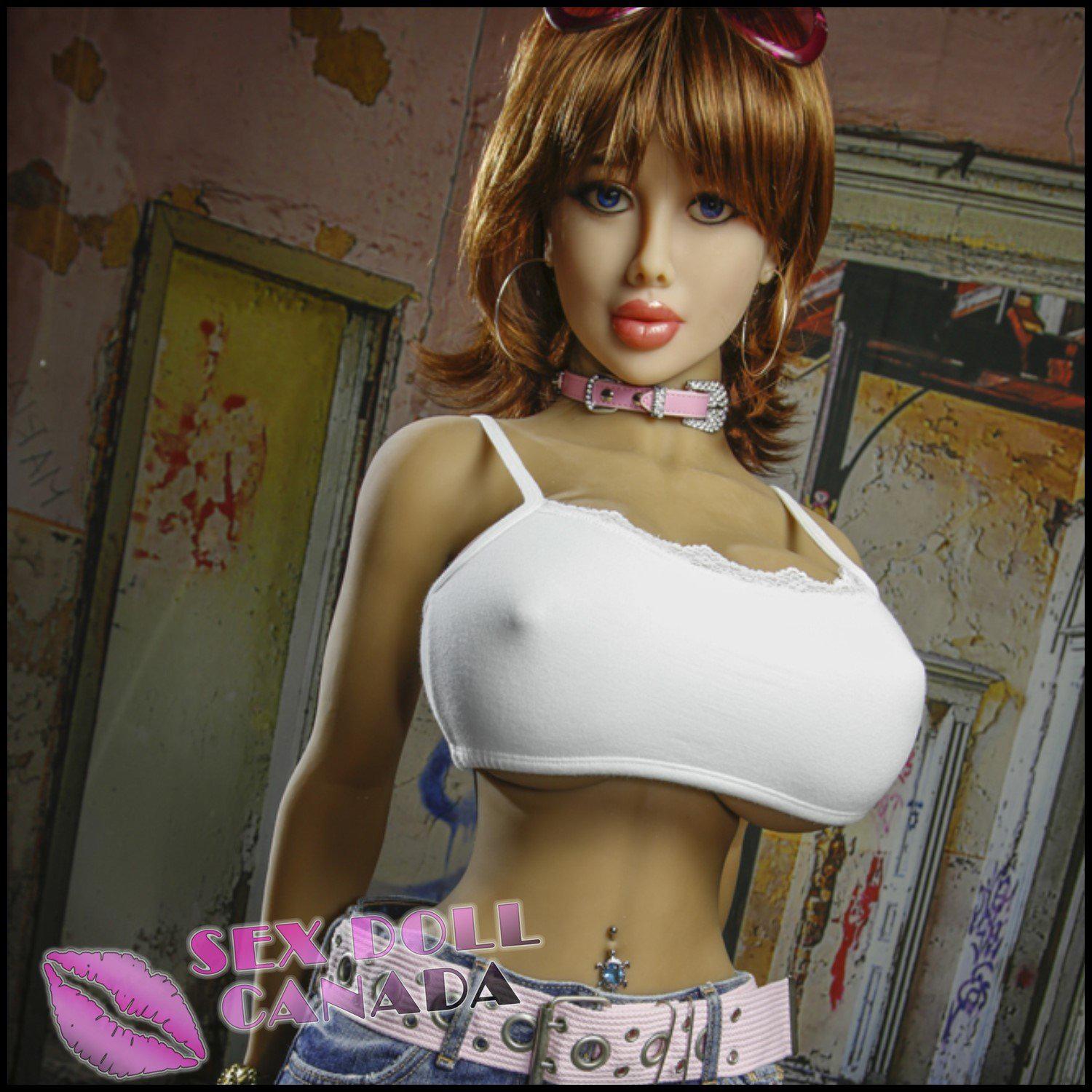 AS Realistic Sex Doll Huge Tits  Boobs Short Petite Curvy  Full Body