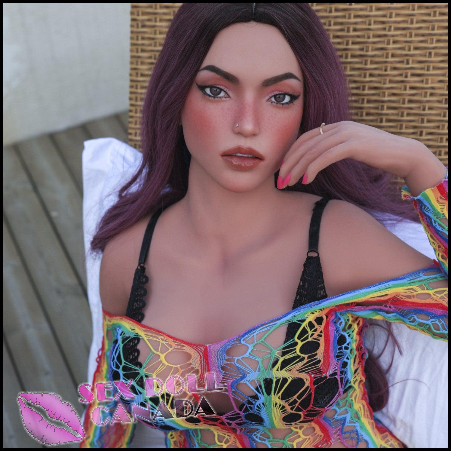 Climax Realistic Sex Doll Big Tits Breasts Western American Pink Purple Hair