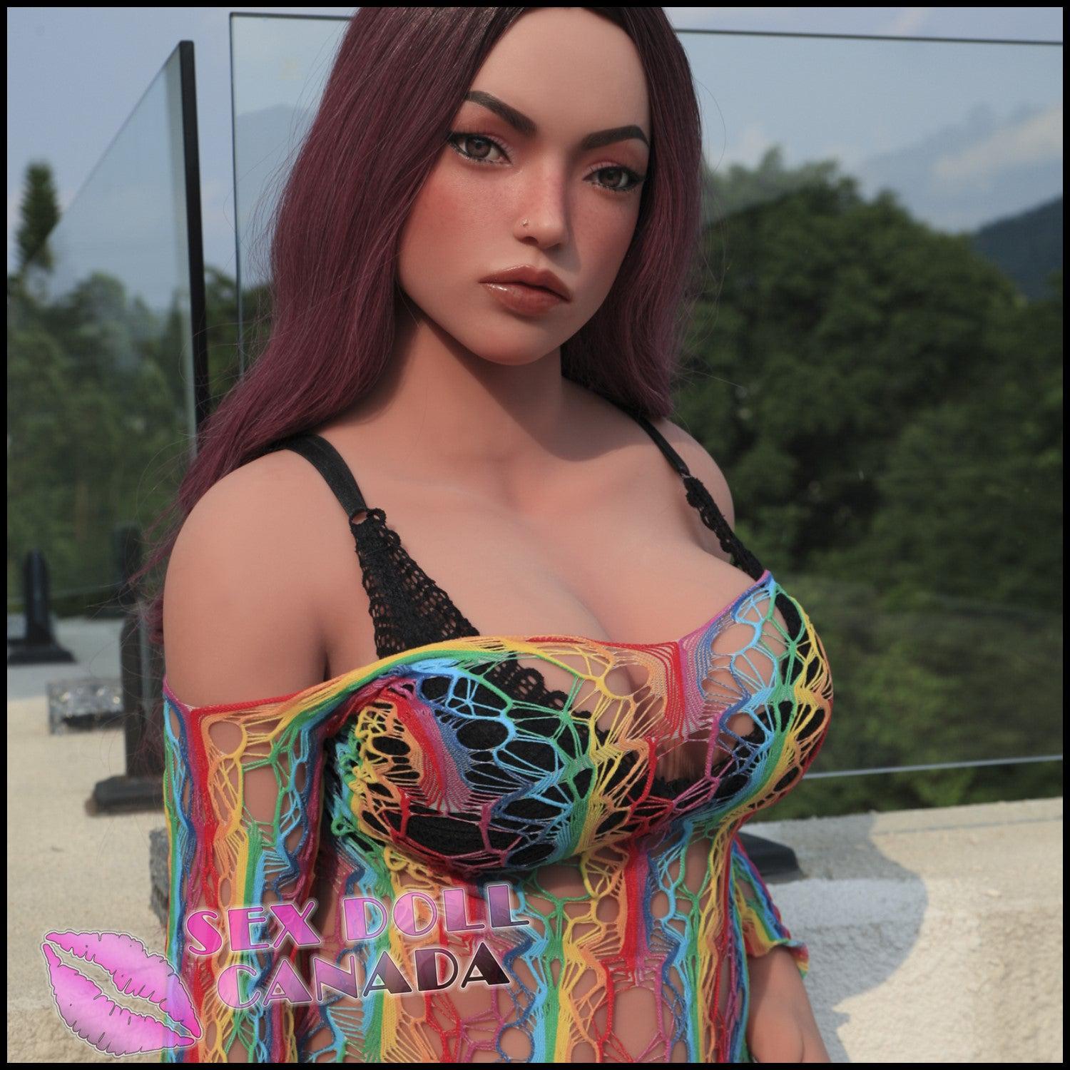Climax Realistic Sex Doll Western American Pink Purple Hair Big Tits Breasts