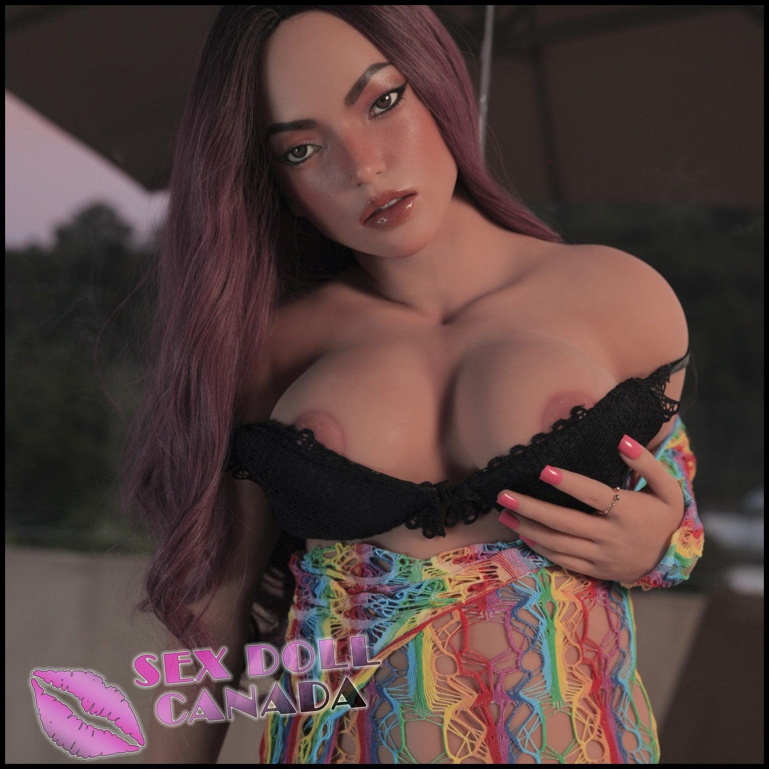 Climax Realistic Sex Doll Big Tits Breasts Western American Pink Purple Hair
