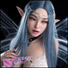Sino-Doll Realistic Sex Doll Curvy Full Body Small Waist Blue Hair