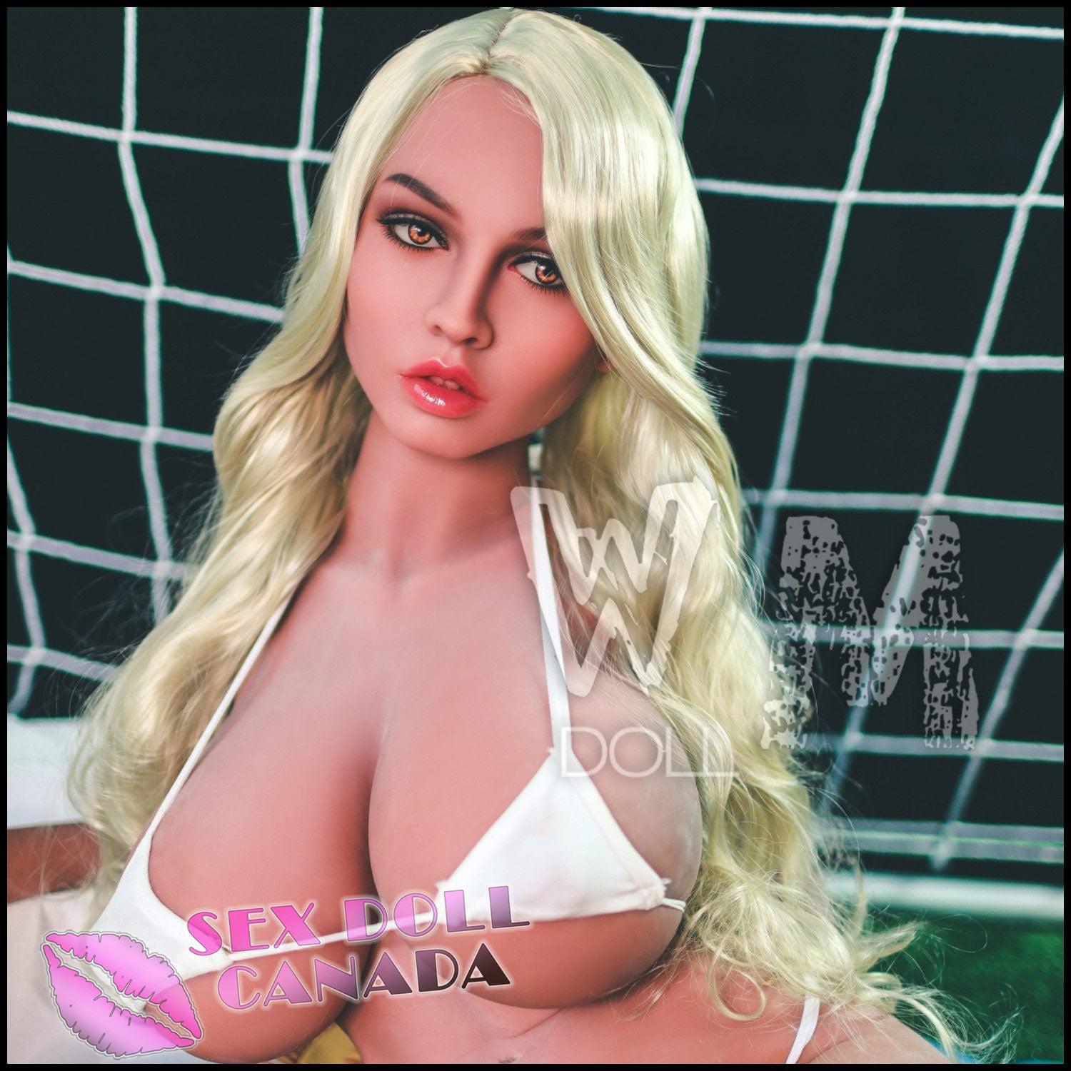 WM Realistic Sex Doll Western  American Curvy  Full Body Blonde Hair