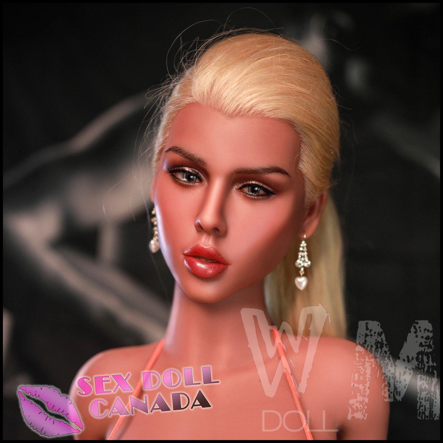 WM Realistic Sex Doll Small Waist Curvy  Full Body Blonde Hair