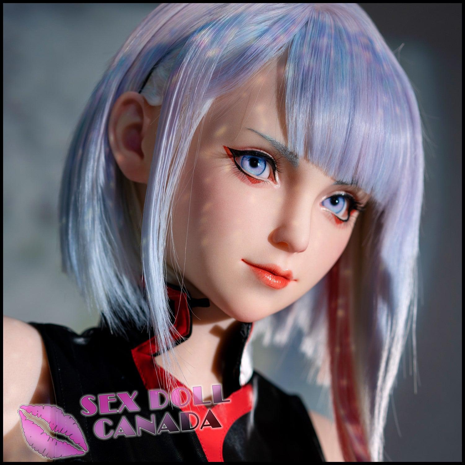 Game Lady Realistic Sex Doll Asian Japanese Chinese Huge Tits Boobs Pink Purple Hair