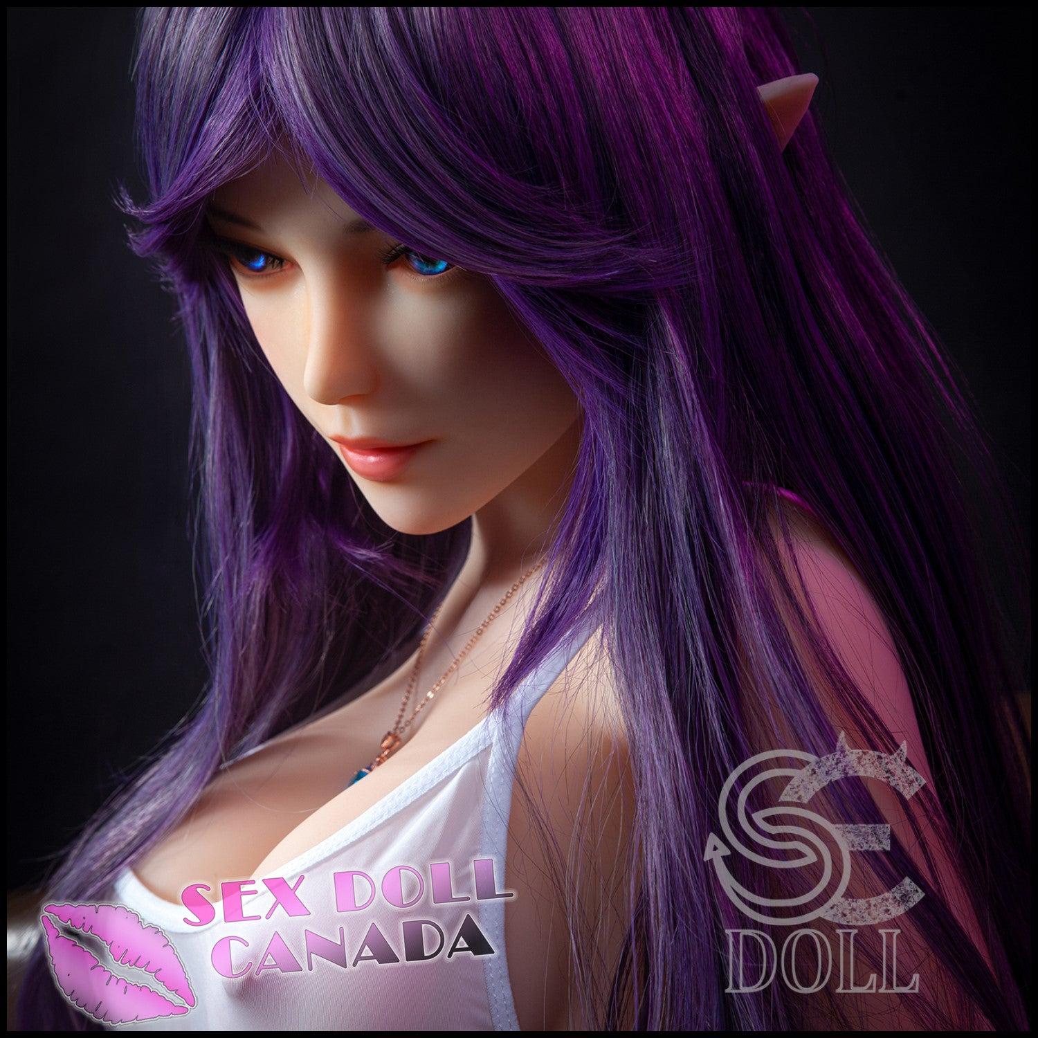 SE DOLL Realistic Sex Doll Pink Purple Hair Western American Elf Fantasy Cosplay