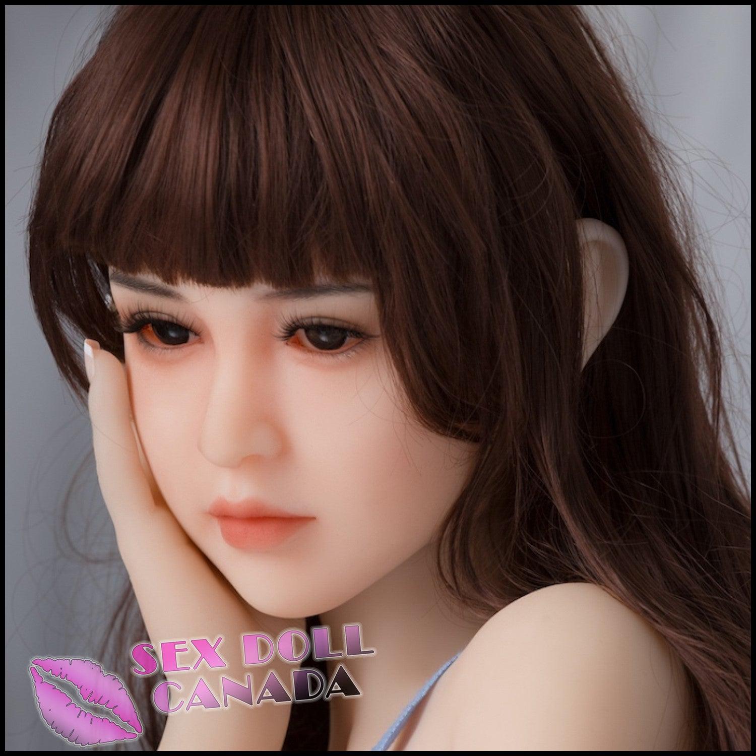 Sanhui Dolls Realistic Sex Doll Small Waist Huge Tits Boobs Brunette Hair