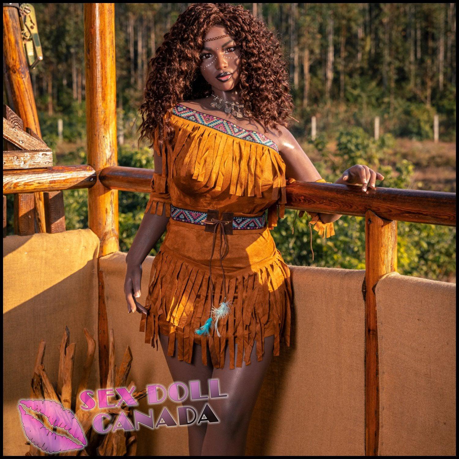 Starpery Realistic Sex Doll Black Hair Brunette Hair Big Tits Breasts