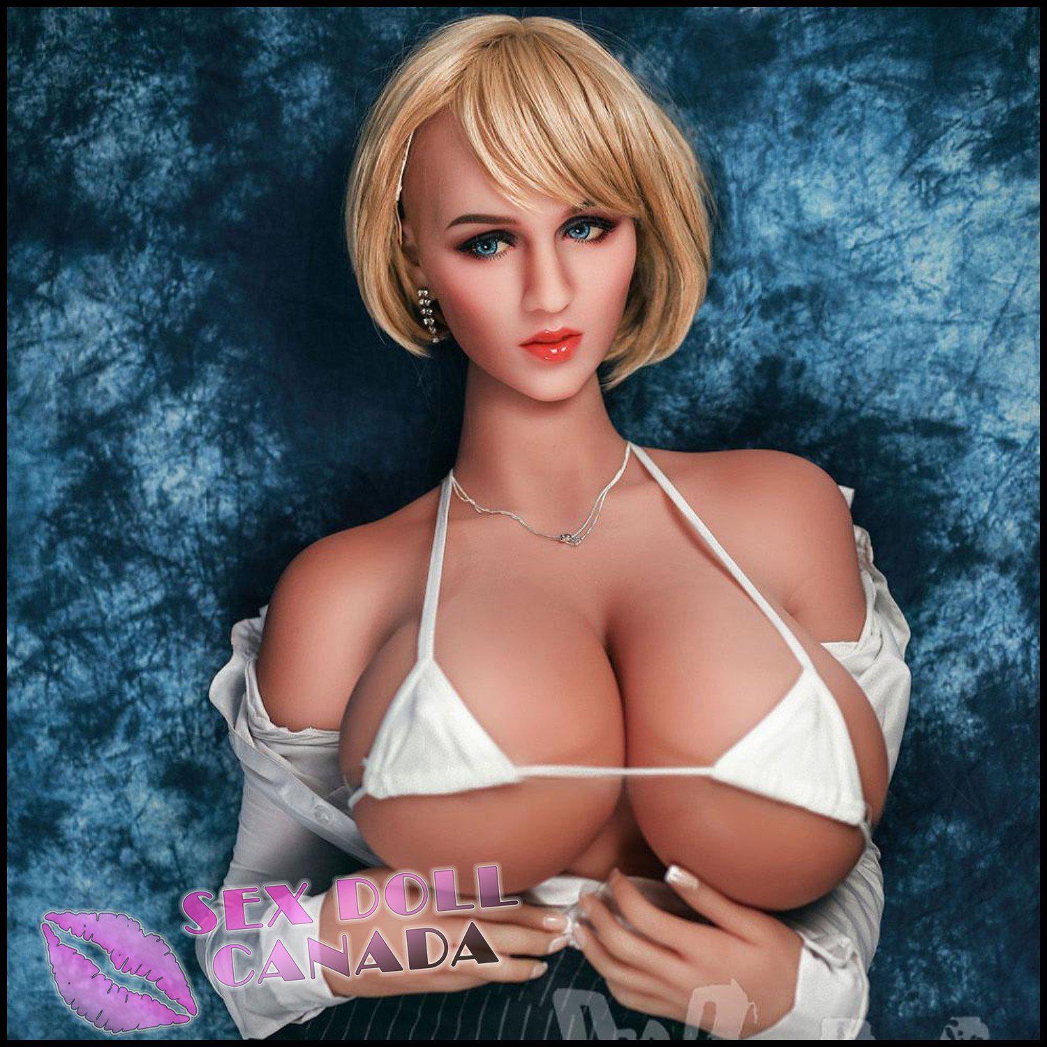 WM Realistic Sex Doll Blonde Hair BBW  Chubby  Fat Huge Tits  Boobs