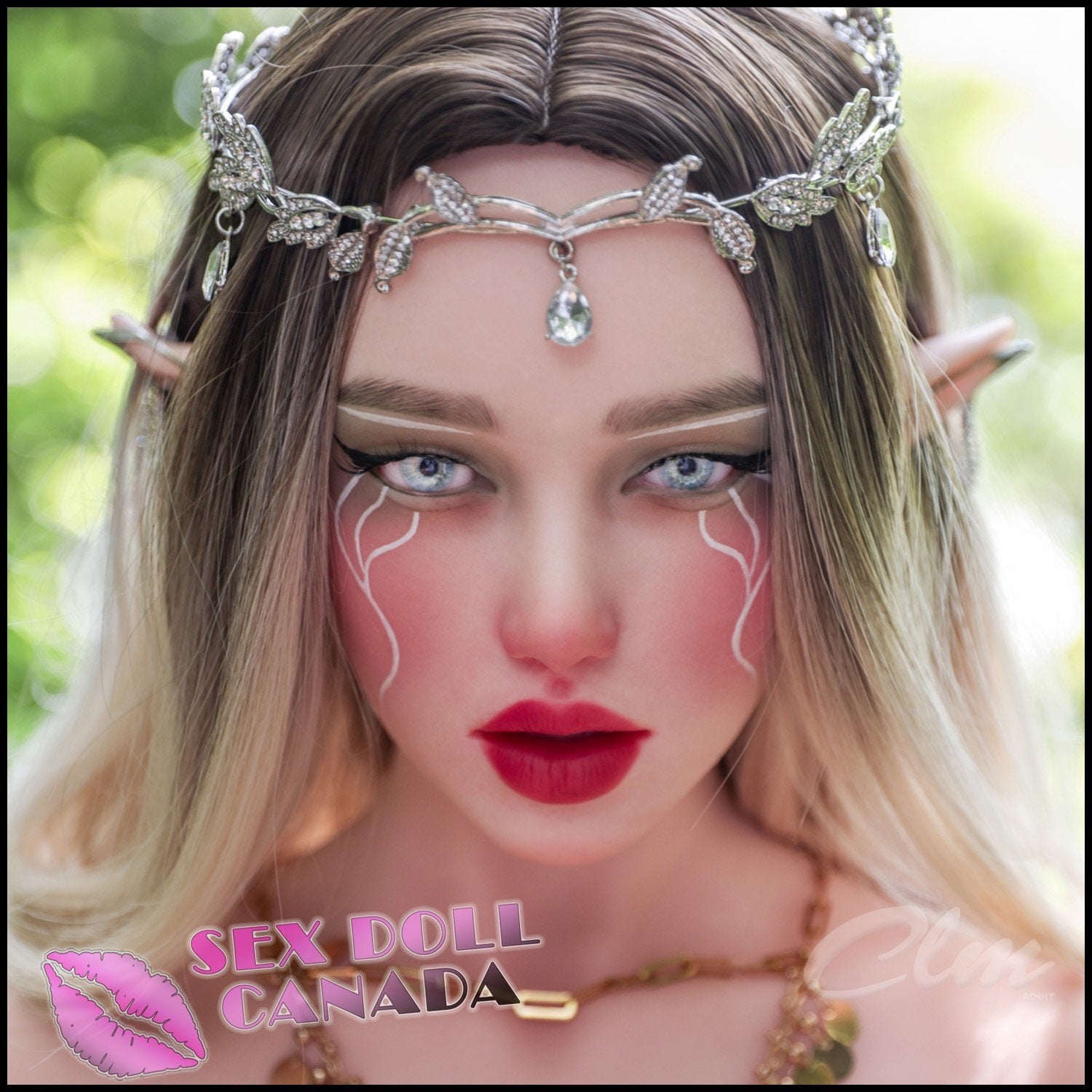 Climax Realistic Sex Doll Small Waist Blonde Hair Elf Fantasy Cosplay