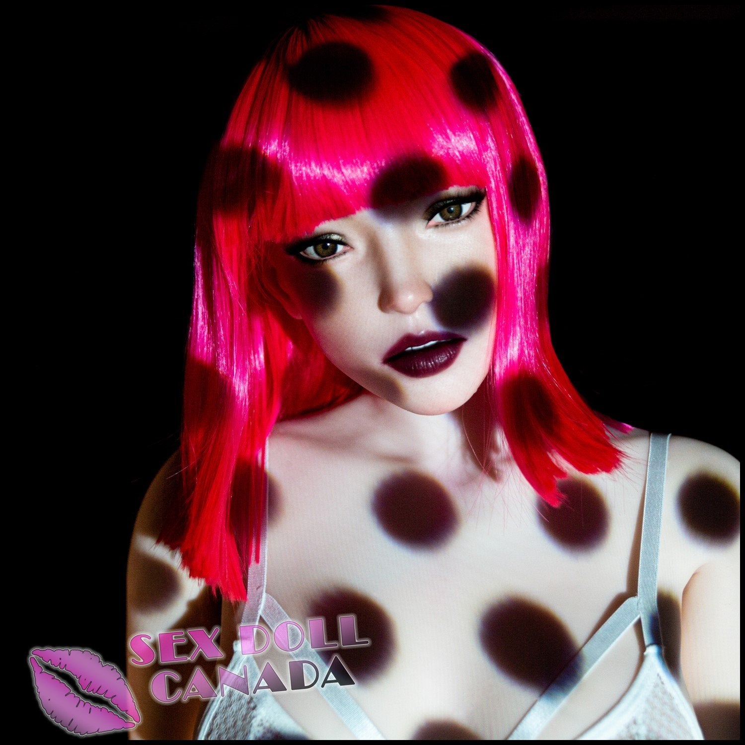 Climax Realistic Sex Doll Pink Purple Hair Pink Purple Hair Big Tits Breasts