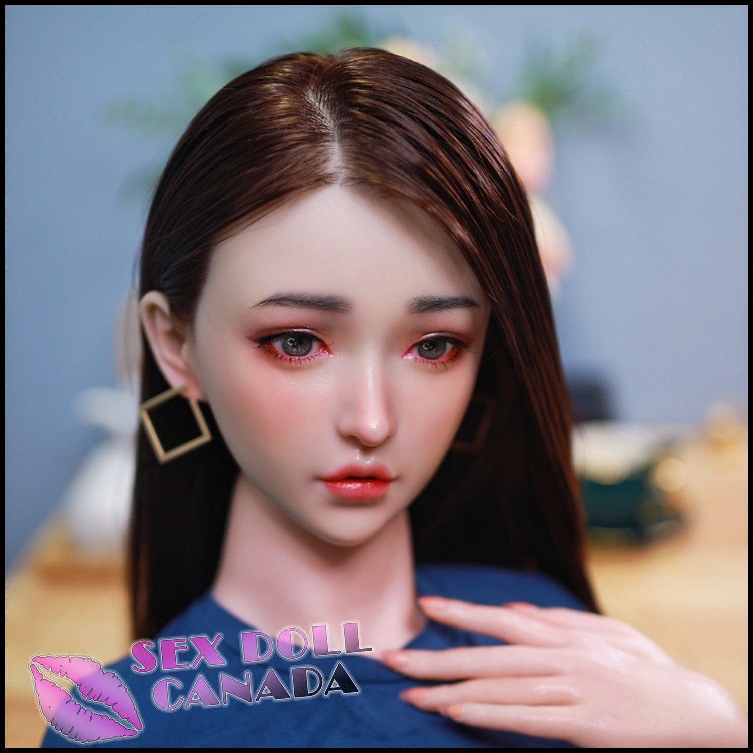 JY Realistic Sex Doll Small Waist Curvy Full Body Brunette Hair