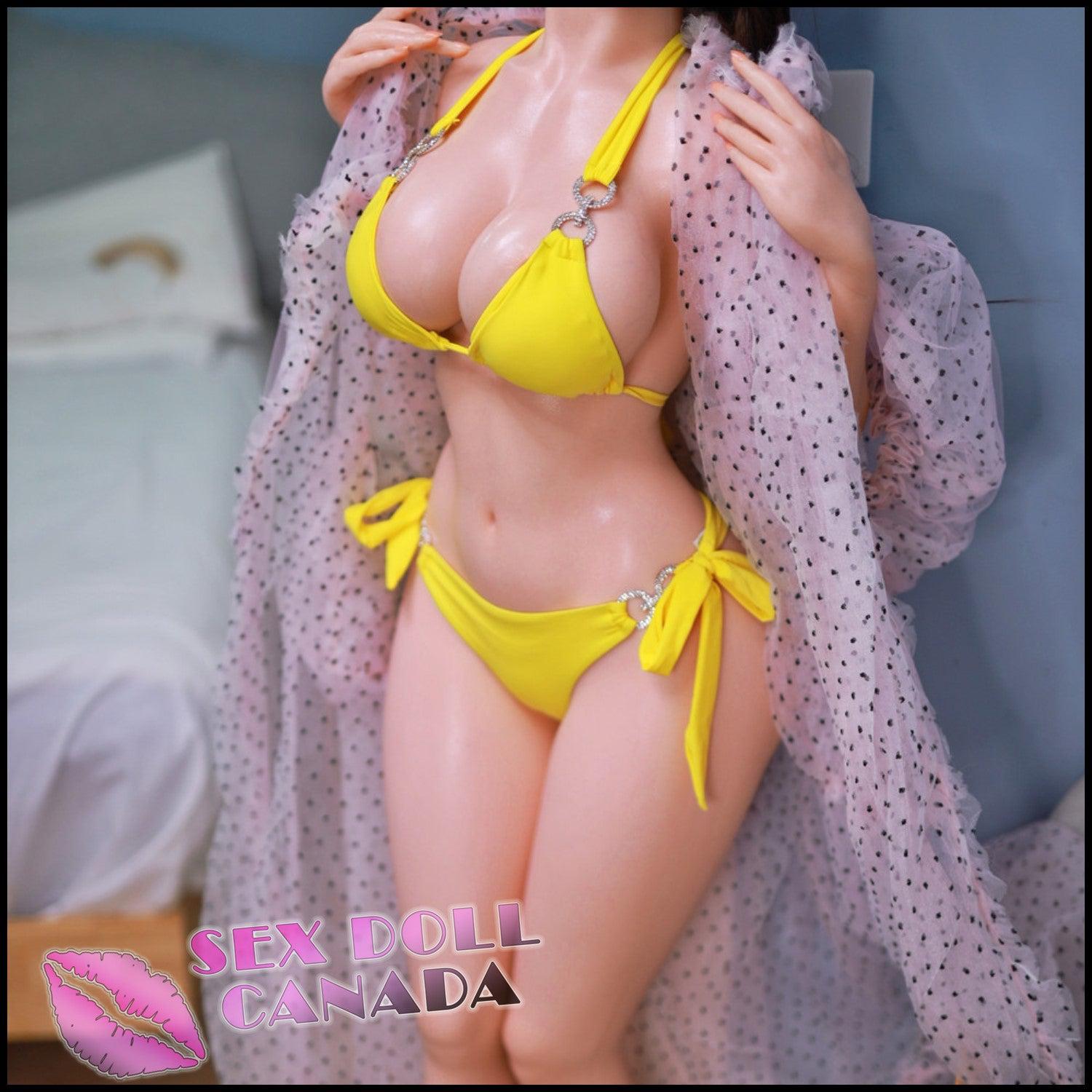 JY Realistic Sex Doll Brunette Hair Asian Japanese Chinese Big Ass Butt