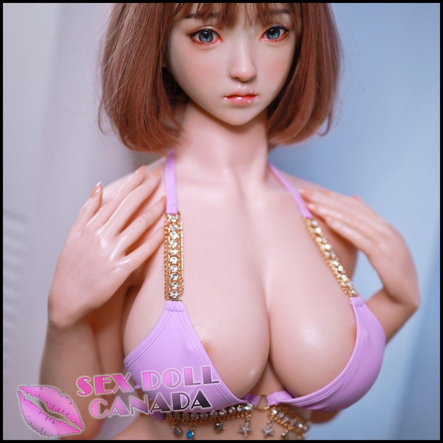 JY Realistic Sex Doll Curvy Full Body Brunette Hair Small Waist