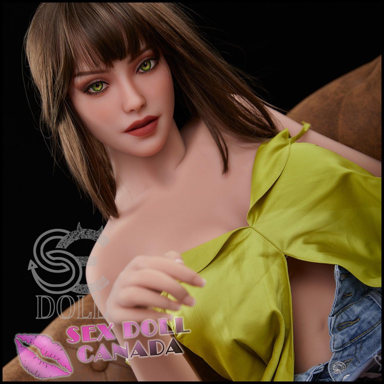 SE DOLL Realistic Sex Doll Huge Tits Boobs Brunette Hair Curvy Full Body