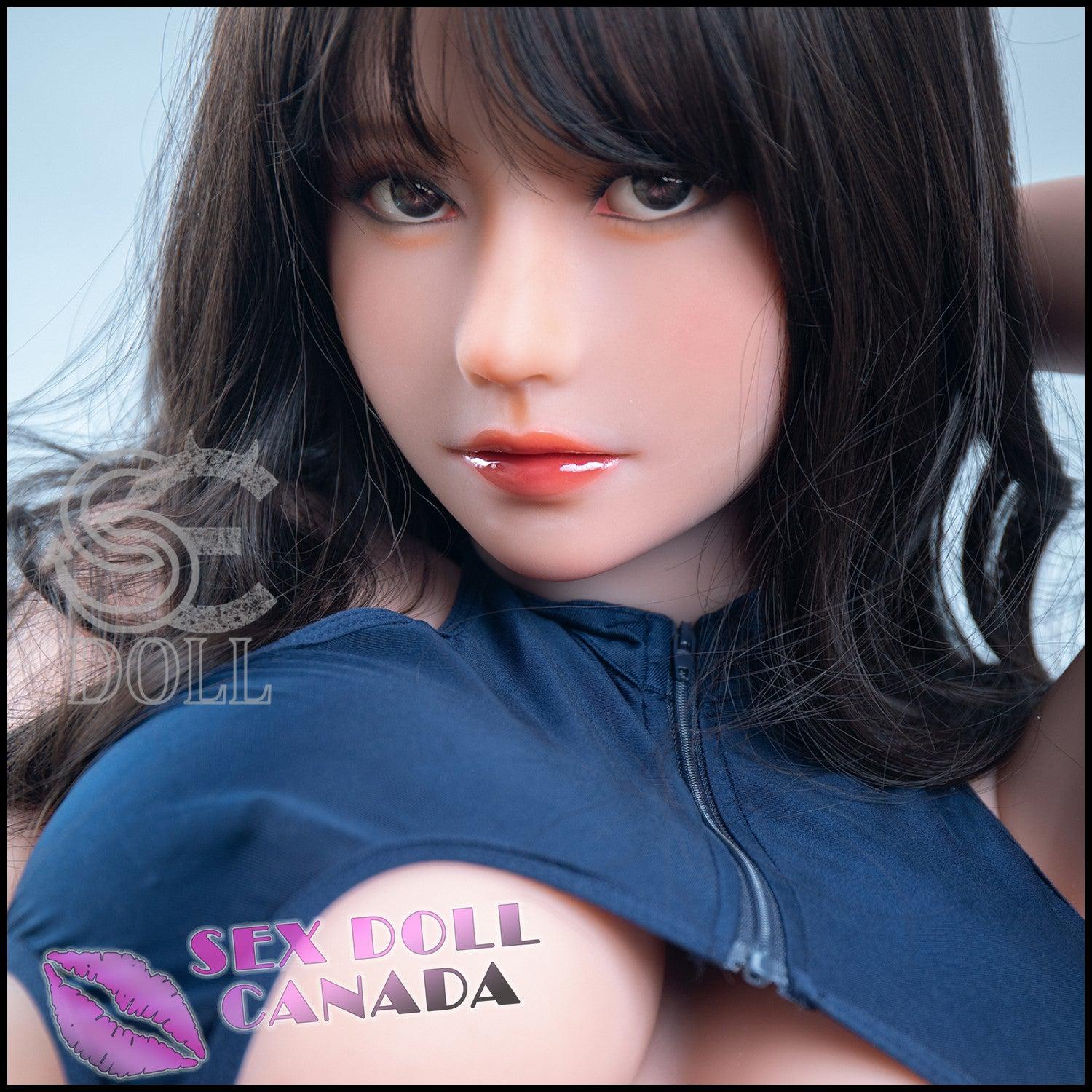 SE DOLL Realistic Sex Doll Curvy Full Body Brunette Hair Asian Japanese Chinese