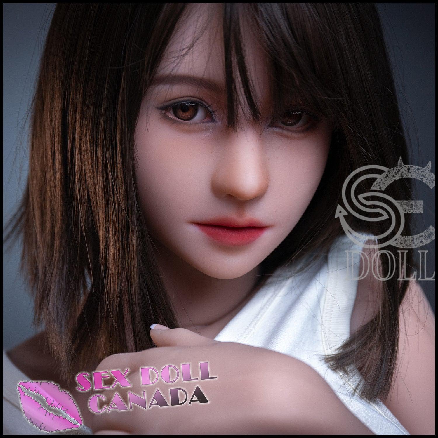 SE DOLL Realistic Sex Doll Asian Japanese Chinese Curvy Full Body Brunette Hair