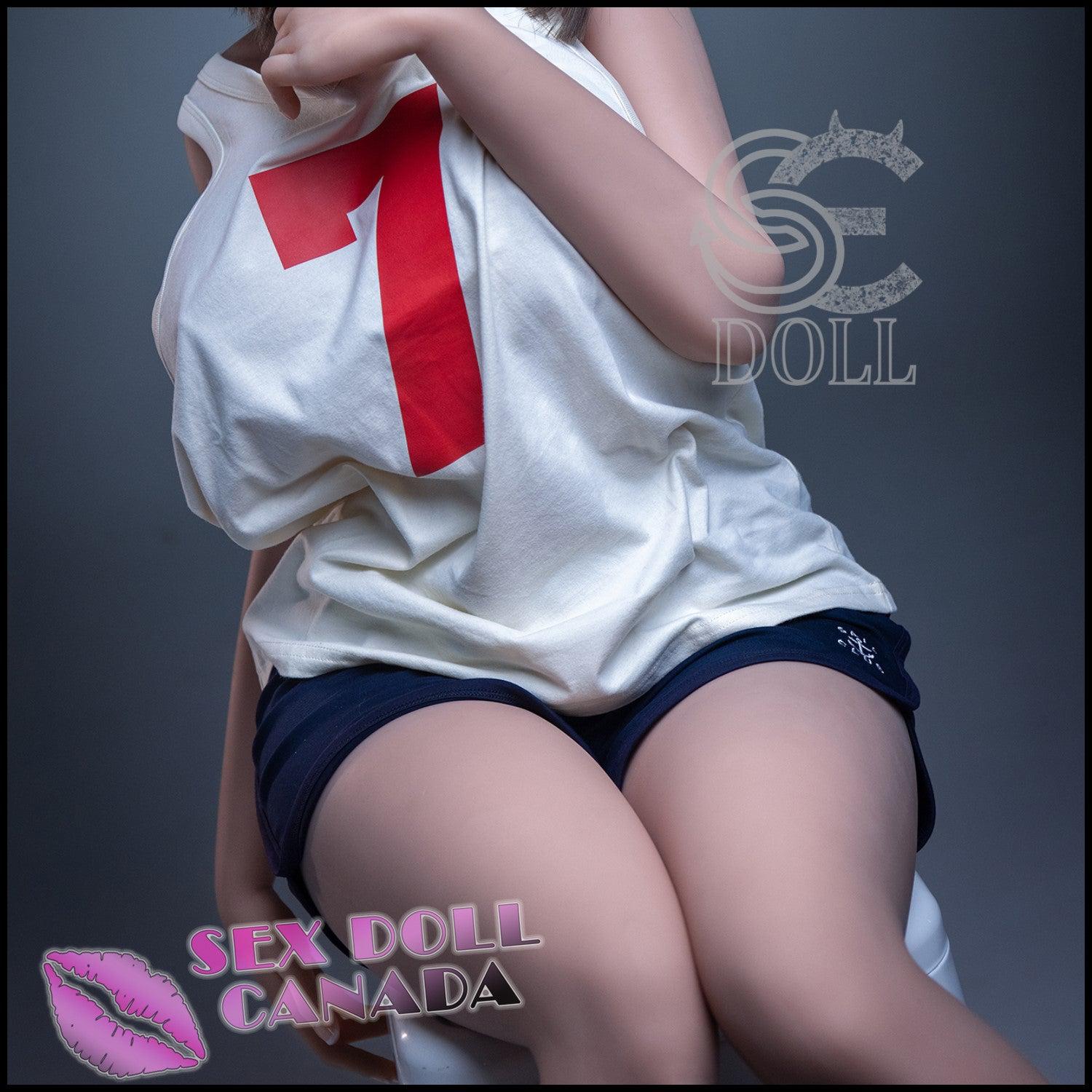 SE DOLL Realistic Sex Doll Asian Japanese Chinese Brunette Hair Curvy Full Body