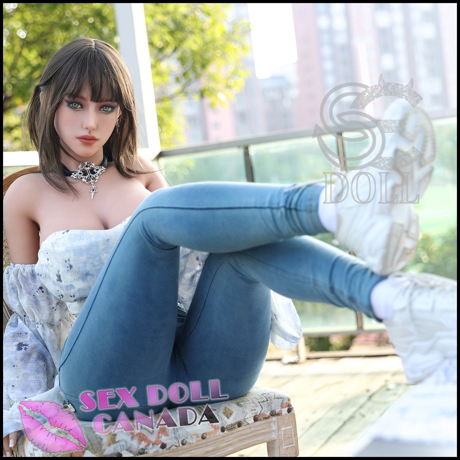 SE DOLL Realistic Sex Doll Brunette Hair Huge Tits Boobs Big Ass Butt