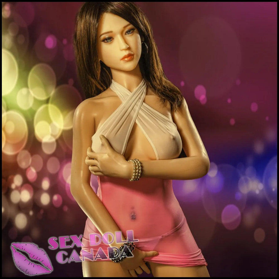 SM Realistic Sex Doll Black Hair Big Tits Breasts Western American