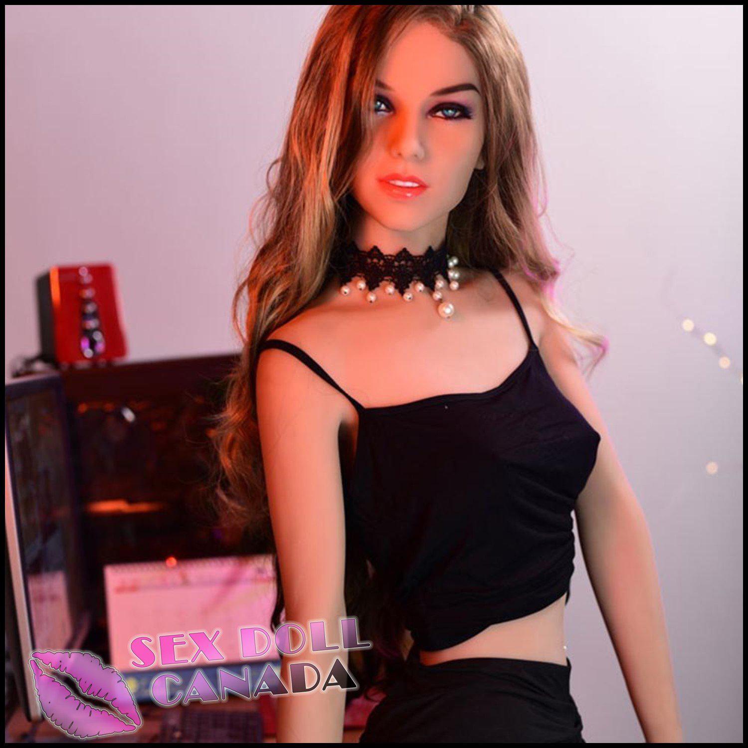 6YE Realistic Sex Doll Small Tits  Boobs Blonde Hair Curvy  Full Body