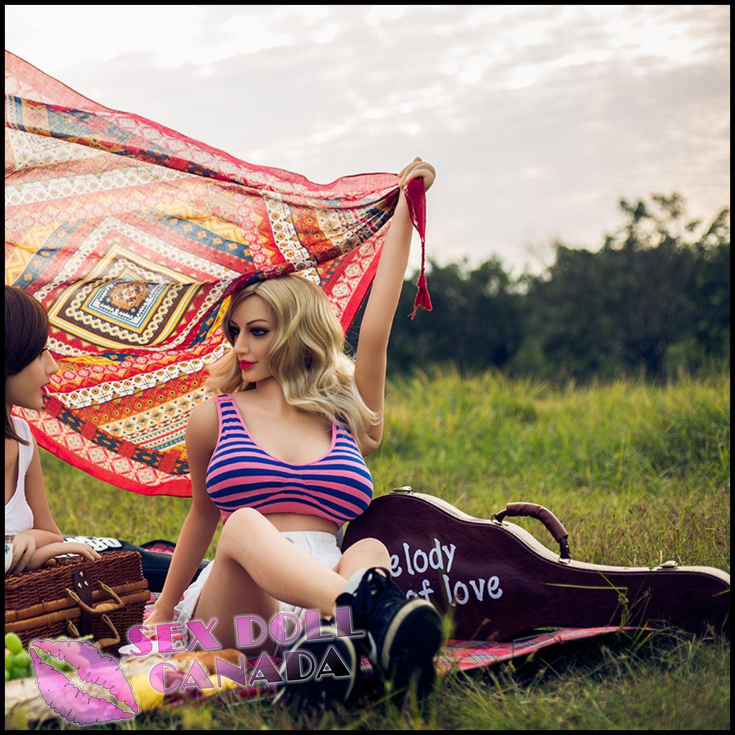 Climax Realistic Sex Doll Western American Blonde Hair Small Waist