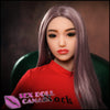 HR Doll Realistic Sex Doll Gray Silver White Hair Fit Athletic Asian Japanese Chinese