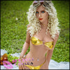 SE DOLL Realistic Sex Doll Blonde Hair Curvy Full Body Big Tits Breasts