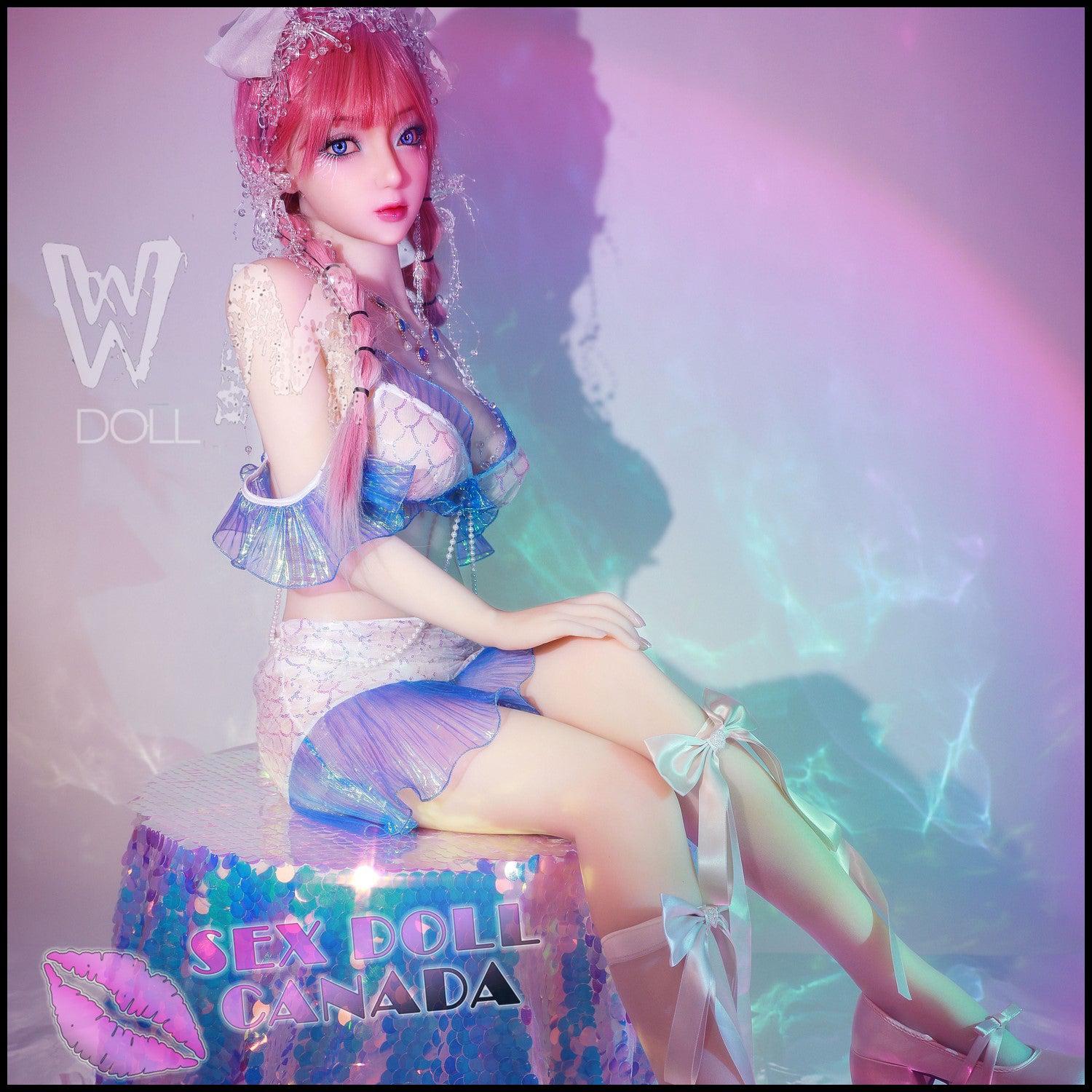 WM Doll Realistic Sex Doll Big Tits Breasts Fit Athletic Pink Purple Hair