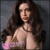 YL Realistic Sex Doll Curvy Full Body Small Waist Brunette Hair