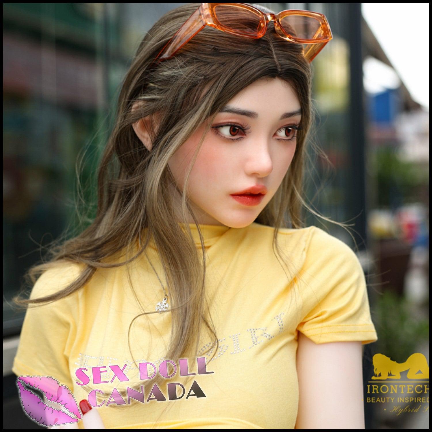 IRONTECH Realistic Sex Doll Blonde Hair Small Waist Big Ass Butt