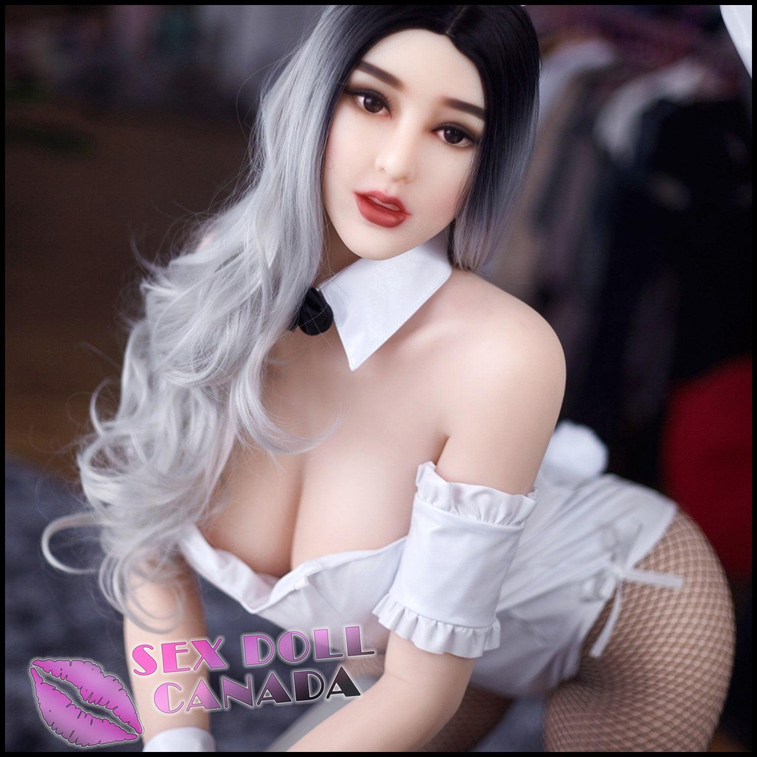 IRONTECH Realistic Sex Doll Elf  Fantasy  Cosplay Gray  Silver  White Hair Big Tits  Breasts