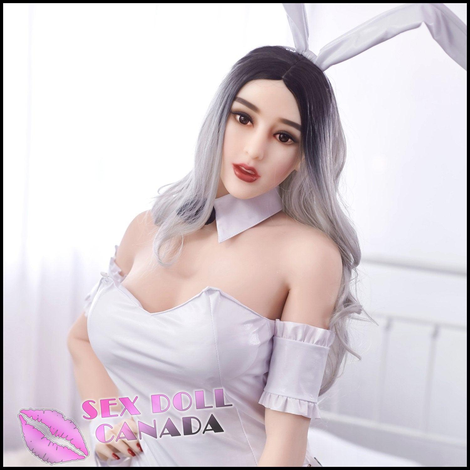 IRONTECH Realistic Sex Doll Big Tits  Breasts Western  American Gray  Silver  White Hair