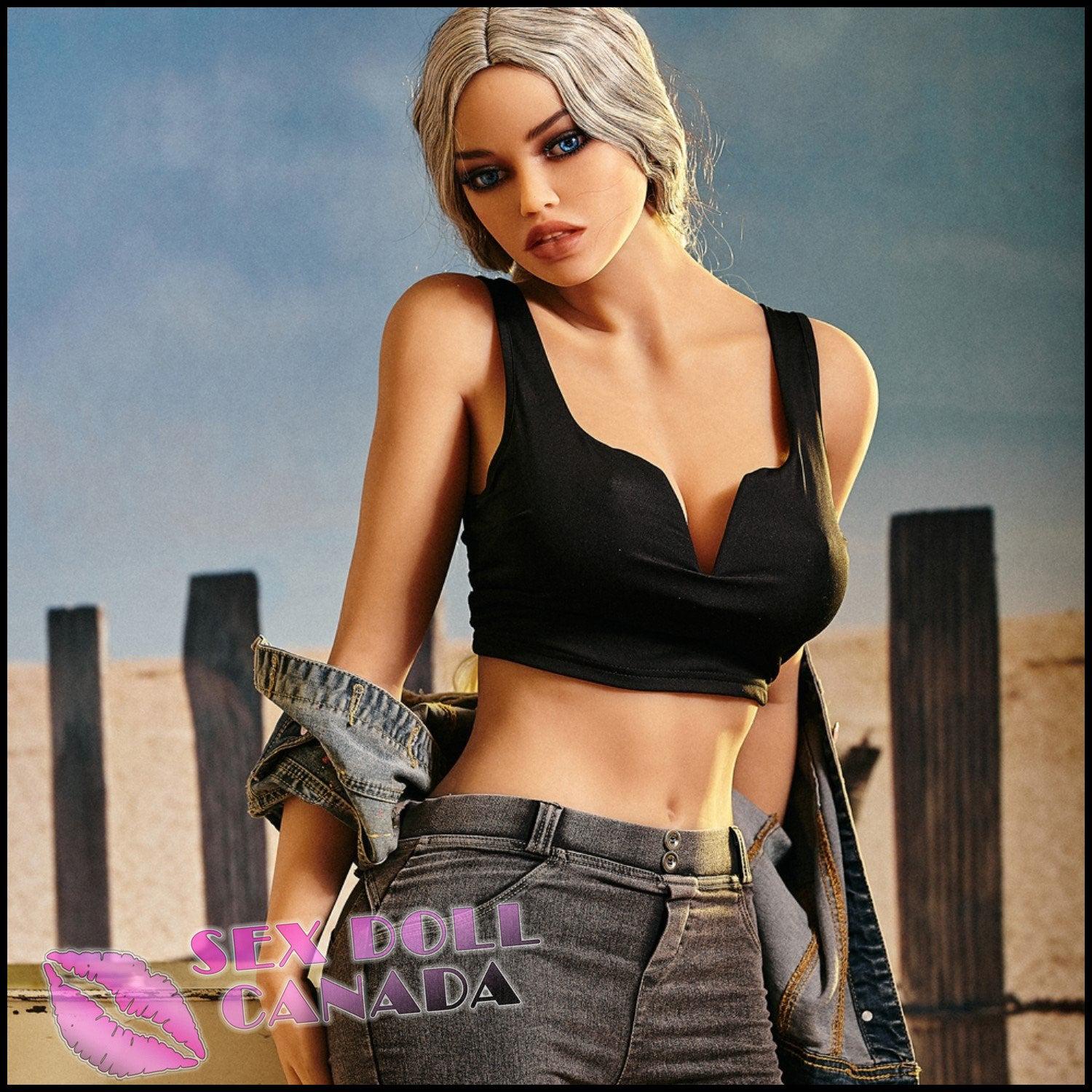 IRONTECH Realistic Sex Doll Western  American Blonde Hair Big Tits  Breasts
