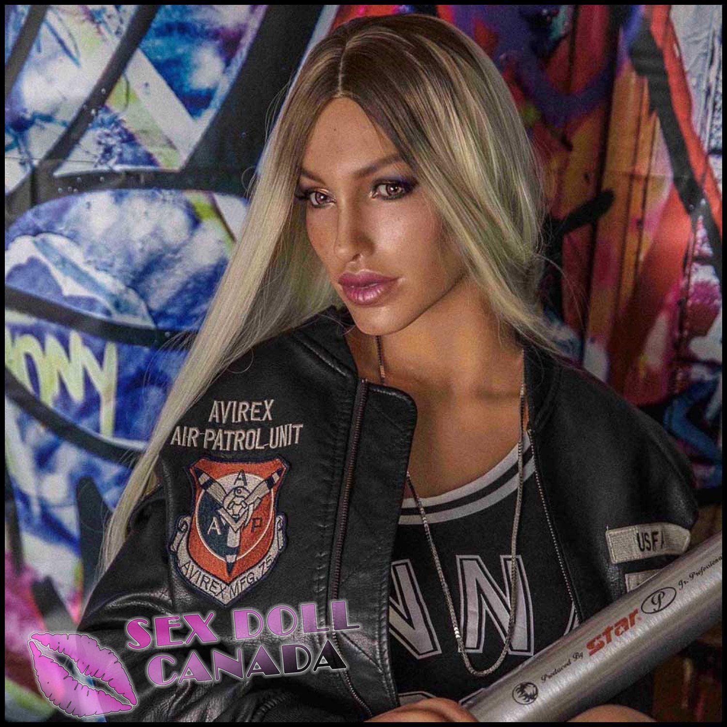 Sino-Doll Realistic Sex Doll Blonde Hair Huge Tits  Boobs Fit  Athletic