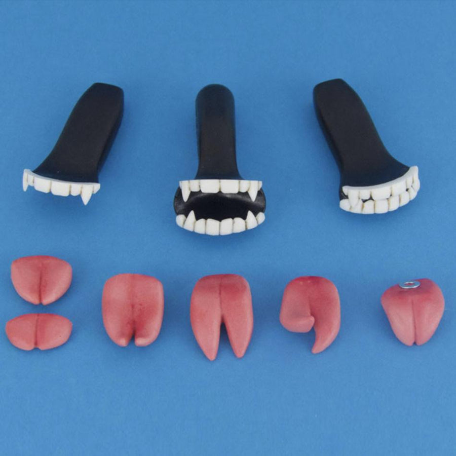 Real Sex Doll Realistic Fanged Teeth & Split Tongue Set - WM Life Size - Accessory - SD Canada