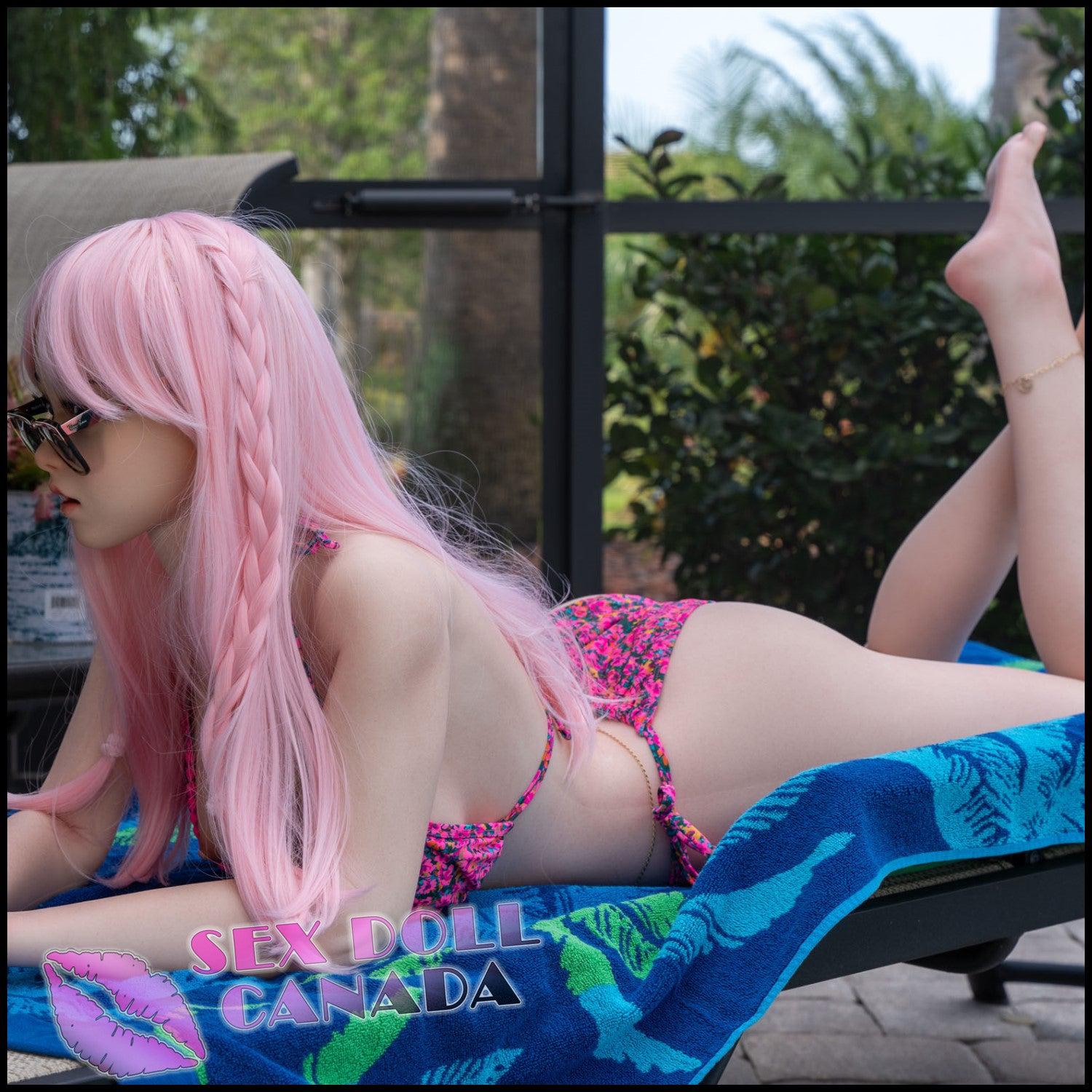 Doll Forever Realistic Sex Doll Pink Purple Hair Asian Japanese Chinese Huge Tits Boobs