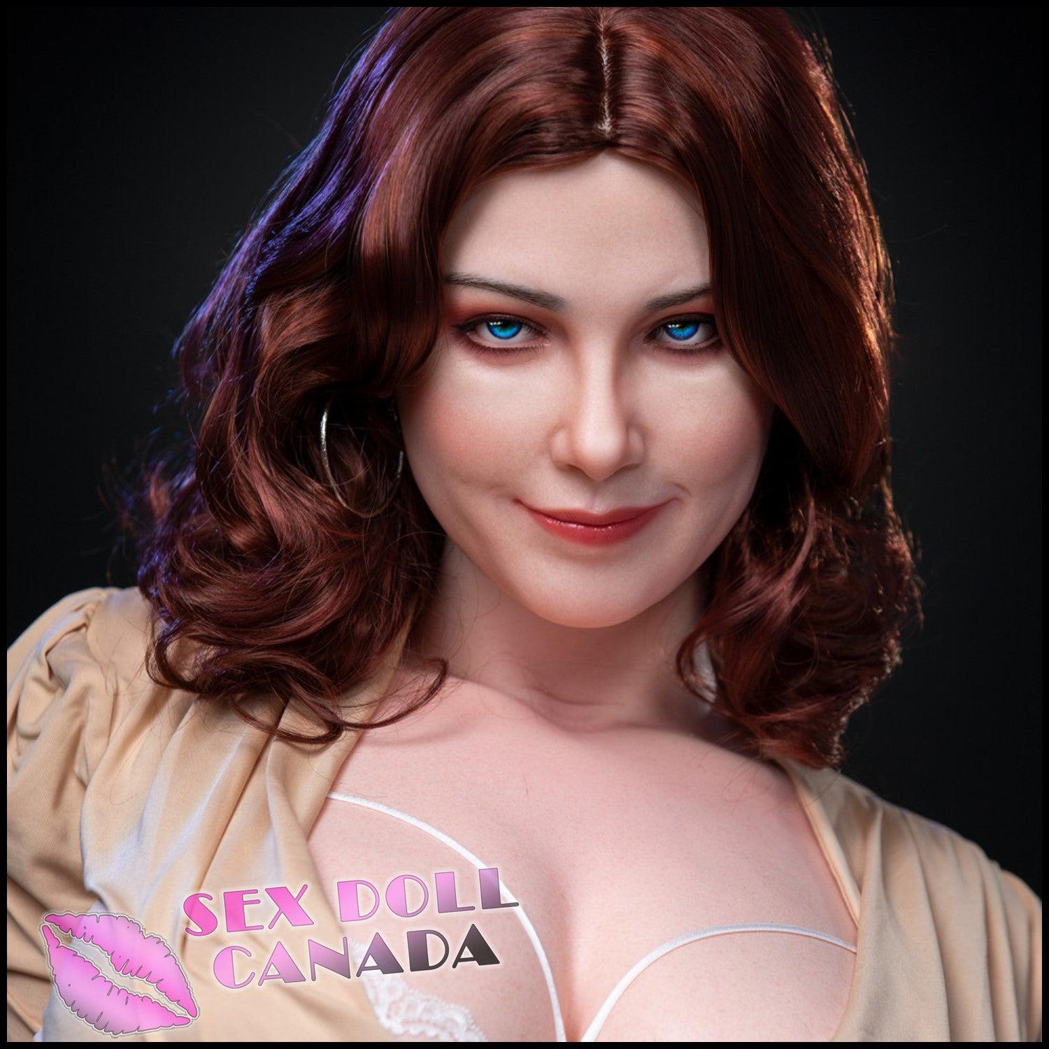 IRONTECH Realistic Sex Doll Curvy Full Body Red Head Huge Tits Boobs